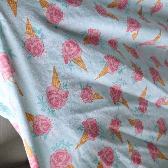 Retro Pin-up Vintage Voodoo Vixen Full Midi Skirt Ice Cream Floral Clowncore S - Picture 6 of 13